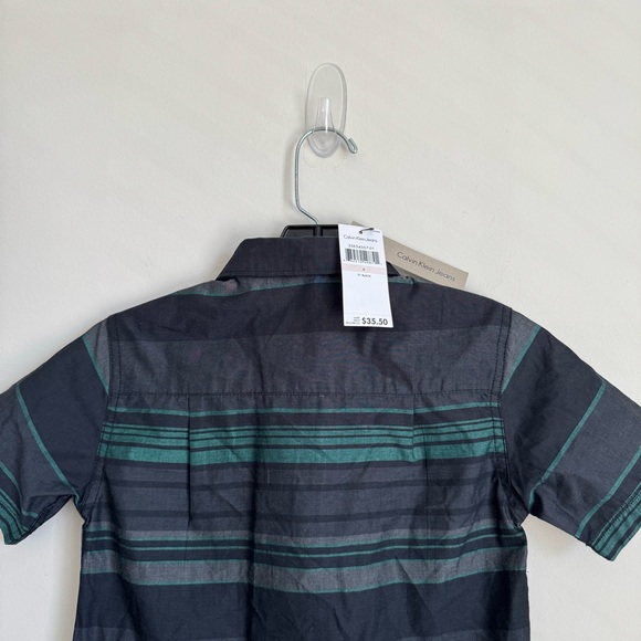 Calvin Klein Jeans Plaid Button Front Shirt Size 6 NWT - Picture 4 of 6